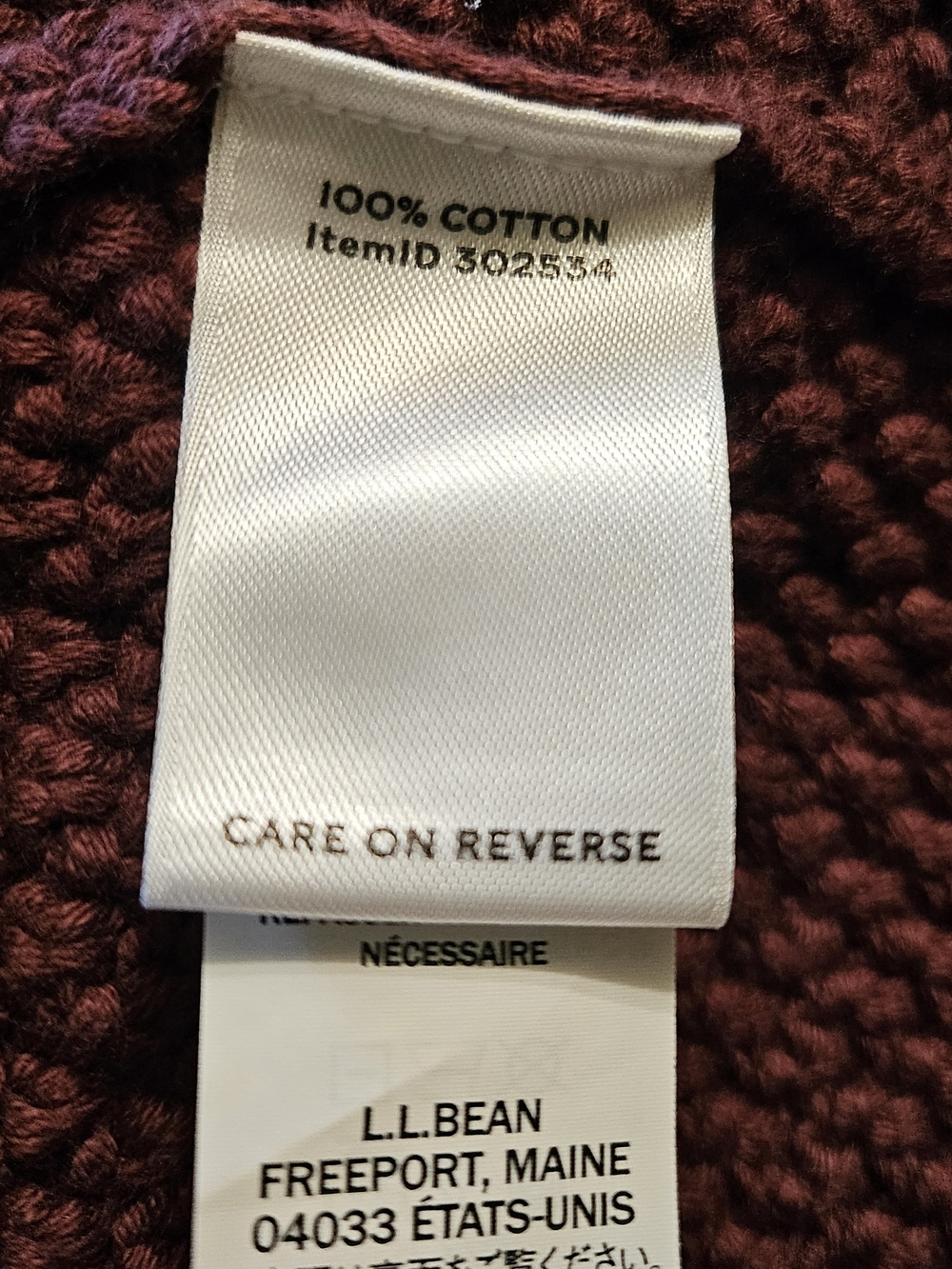 L.L. Bean Signature Cable Knit Cozy Cottagecore Autumn Winter Funnelneck Sweater - Picture 7 of 9